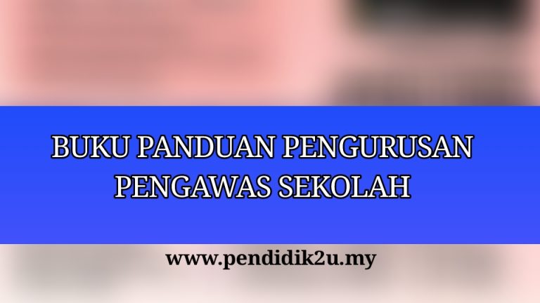 Buku Panduan Pengurusan Pengawas Sekolah