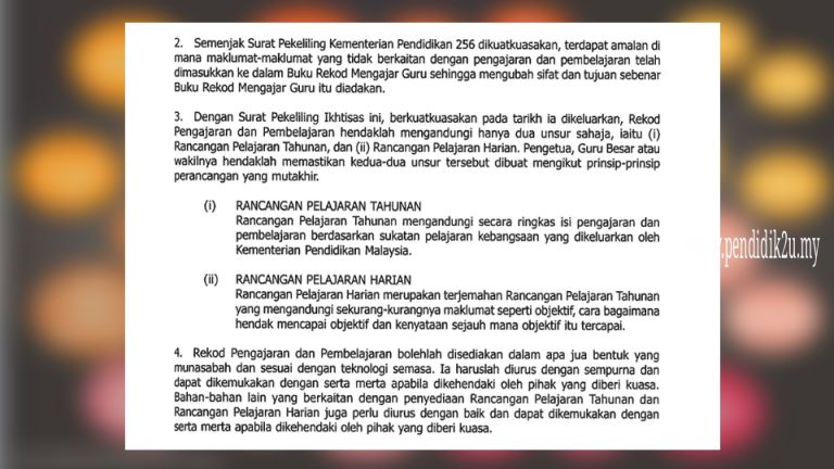 Pekeliling RPH boleh disediakan dalam apa jua bentuk sesuai teknologi semasa
