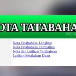 notatatabahasa