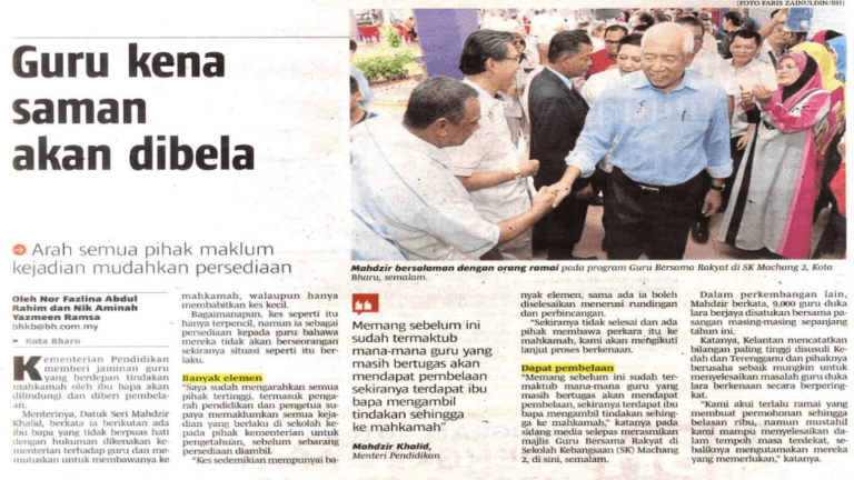 Guru Kena Saman Akan Dibela KPM
