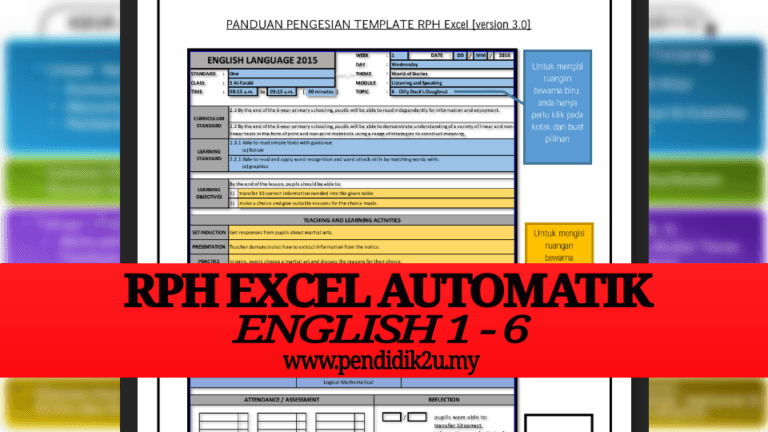 RPH Excel Automatik English Tahun 1-6
