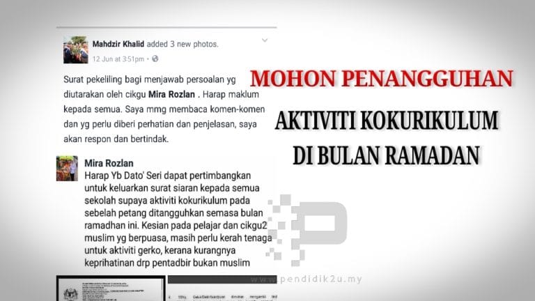 Isu Aktiviti Kokurikulum di Bulan Ramadan