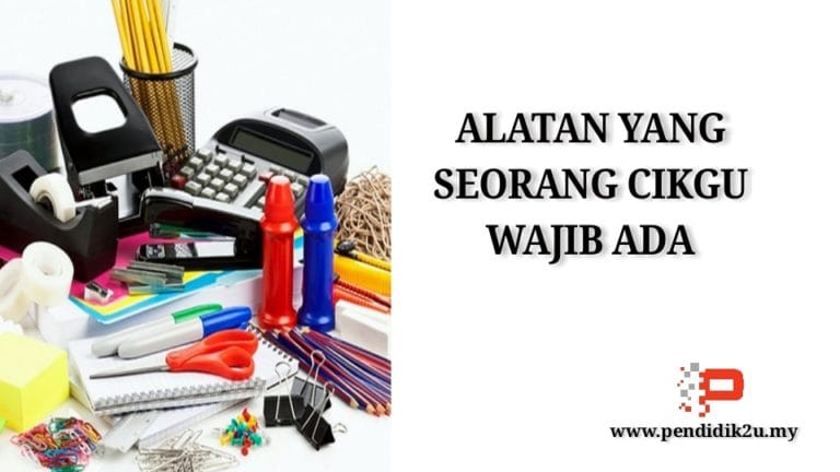 Barang Yang Cikgu Mesti Kena Ada