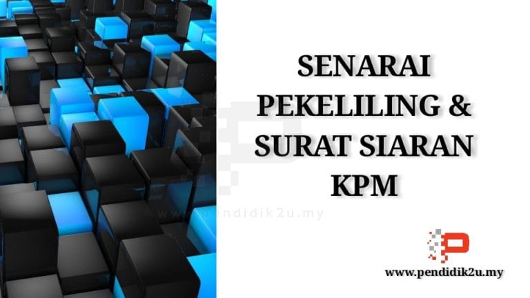 Senarai Pekeliling KPM Yang Penting