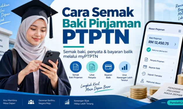 Cara Semak Baki Pinjaman PTPTN Melalui myPTPTN