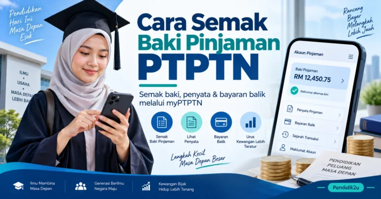 Cara Semak Baki Pinjaman PTPTN Melalui myPTPTN