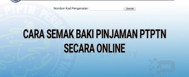 Semak Baki PTPTN