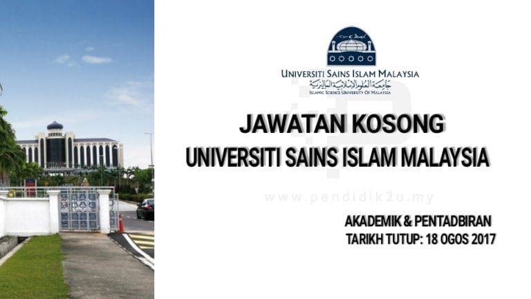 Iklan Jawatan Kosong Universiti Sains Islam Malaysia USIM 2017