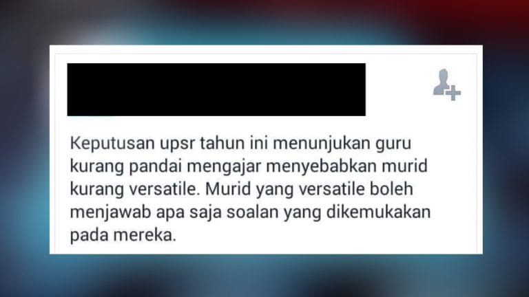 Murid Gagal Salah Cikgu, Murid Berjaya Kerana Hantar Tuisyen Luar