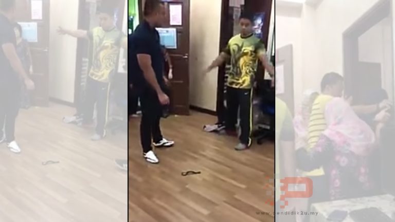 Video Bapa Berbadan Sado Serang Guru