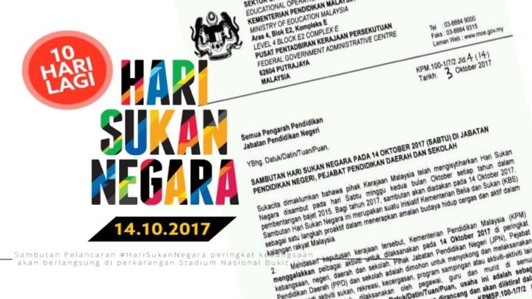 Sekolah Digalakkan Sambut Hari Sukan Negara