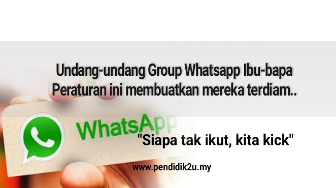 Penjaga Desak Guru Buat Group Whatsapp