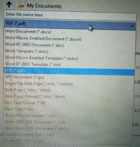 tukar word kepada pdf