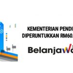 peruntukkan pendidikan bajet 2019