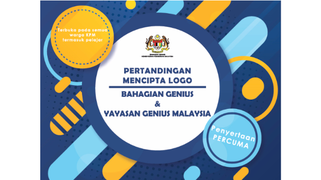 Pertandingan Mencipta Logo Bahagian Genius dan Yayasan Genius Malaysia