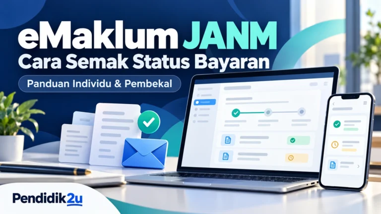 eMaklum JANM: Cara Semak Status Bayaran dan Cetak PDF