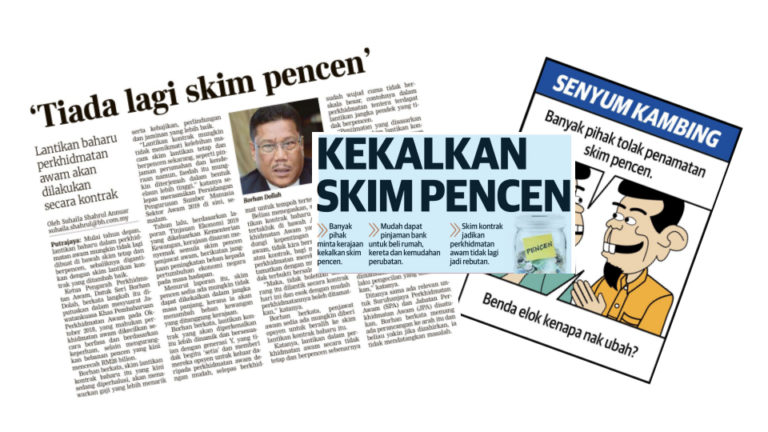 ‘Tiada Skim Pencen’ Masih di Peringkat Kajian