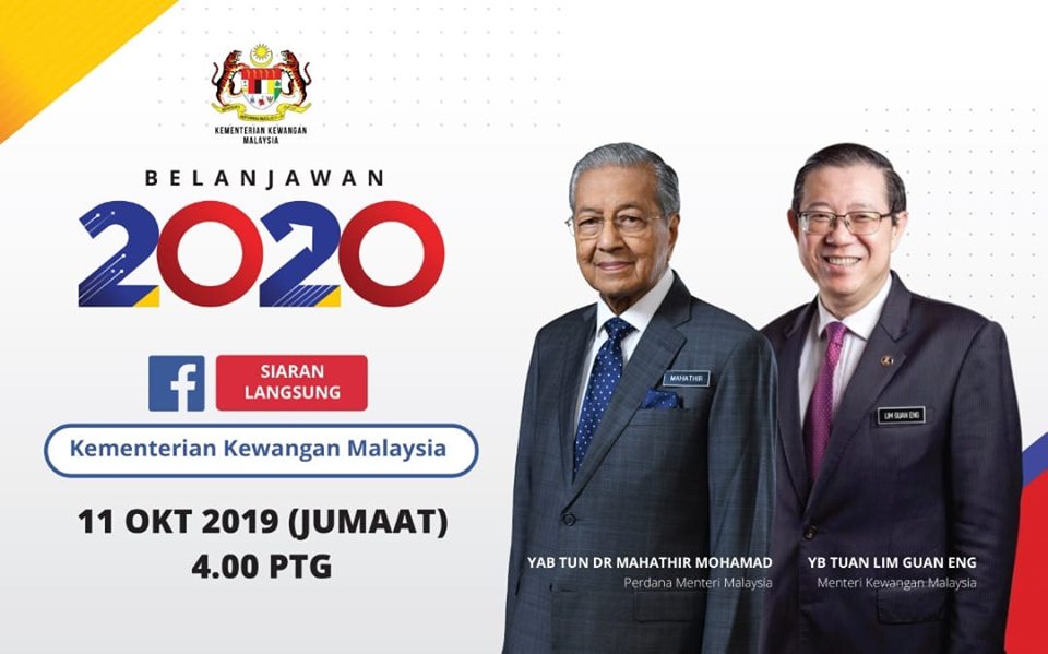 Siaran Langsung Belanjawan 2020 Bajet 2020