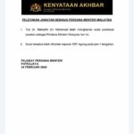 Mahathir letak jawatan