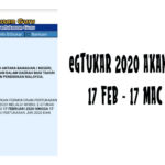 egtukar 2020 dibuka