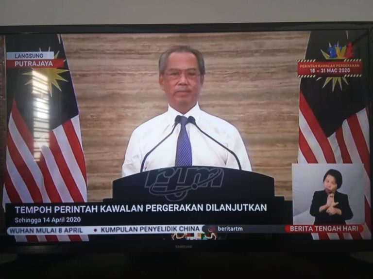 Perintah Kawalan Pergerakan Dilanjutkan Sehingga 14 April 2020