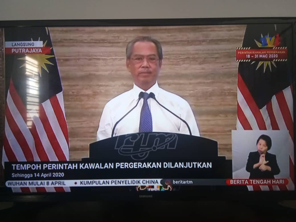 Perintah Kawalan Pergerakan Dilanjutkan Sehingga 14 April 2020