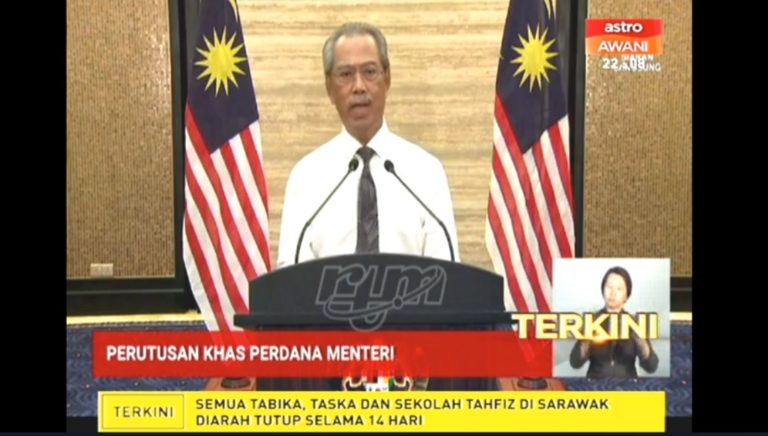 Semua Sekolah Ditutup Sehingga 31 Mac 2020