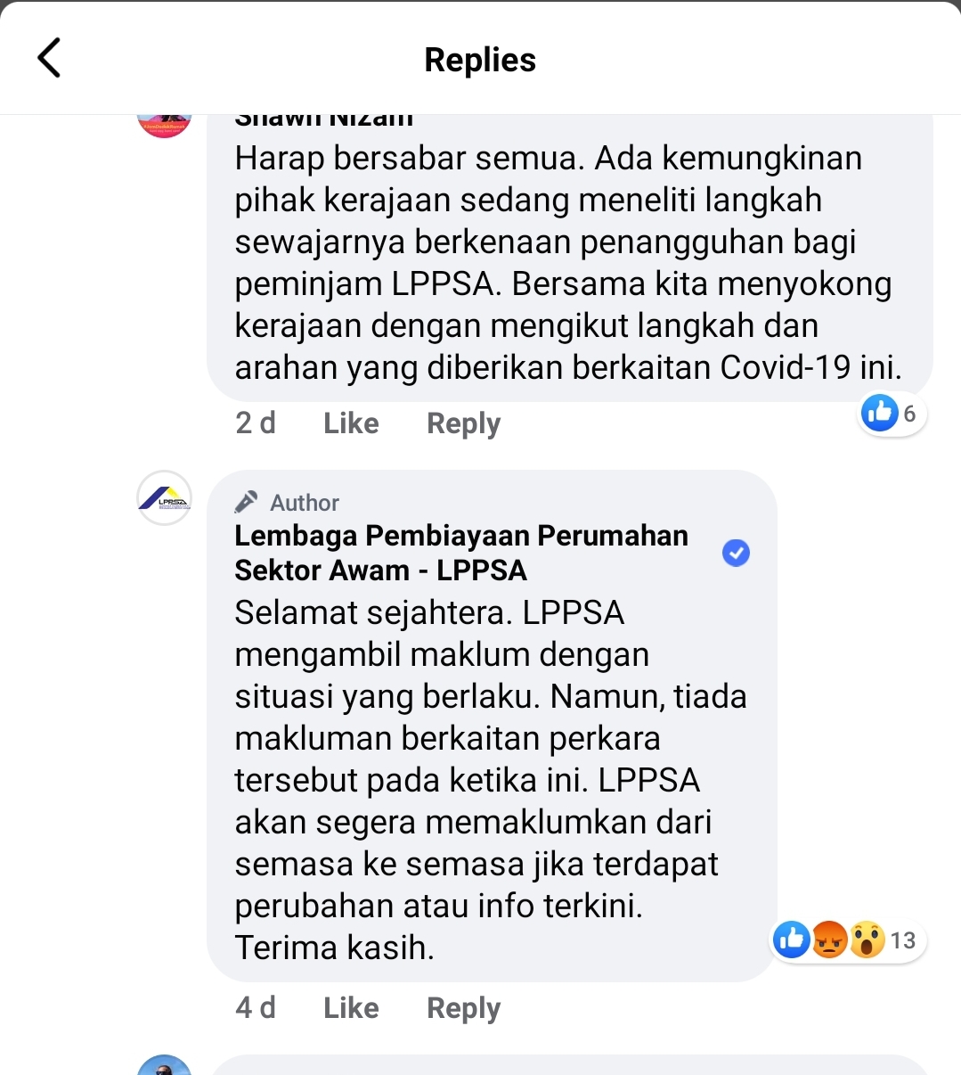 Lppsa terlibat penangguhan