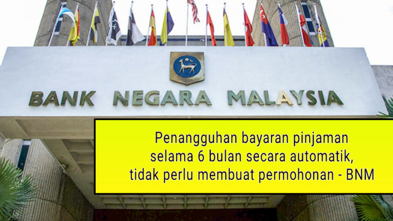 Penangguhan bayaran pinjaman secara automatik, tidak perlu memohon – BNM