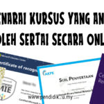 senarai kursus online guru