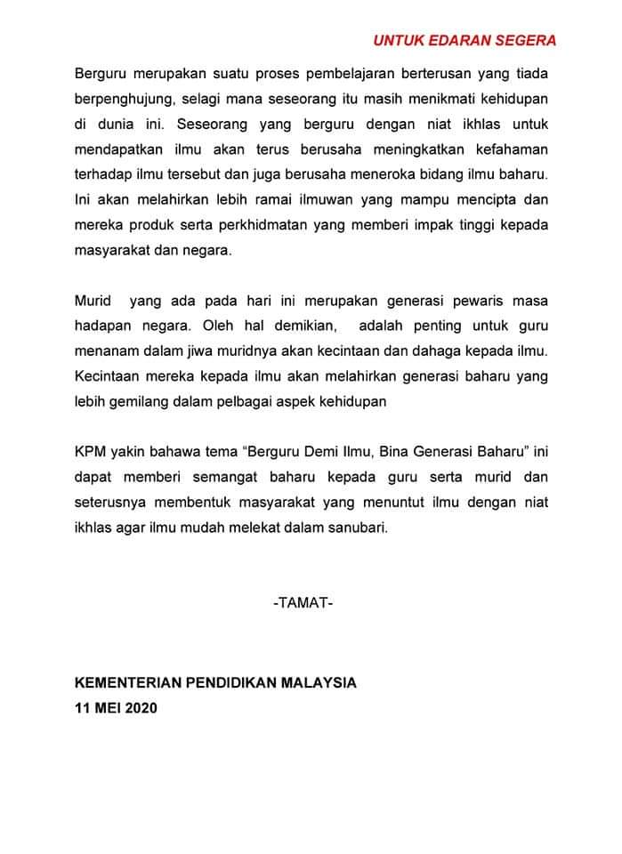 Berguru dengan ilmu, bina generasi baharu