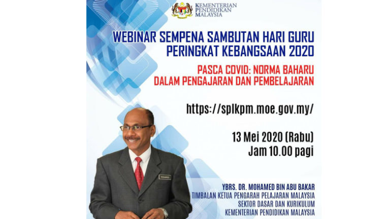 Webinar Sempena Sambutan Hari Guru, Boleh Isi SPLKPM