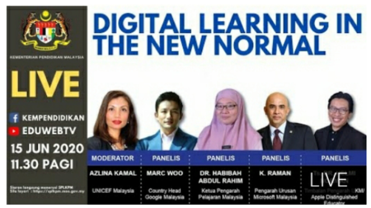 LIVE: WEBINAR DIGITAL LEARNING IN THE NEW NORMAL