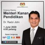 Sidang media kpm 1 julai