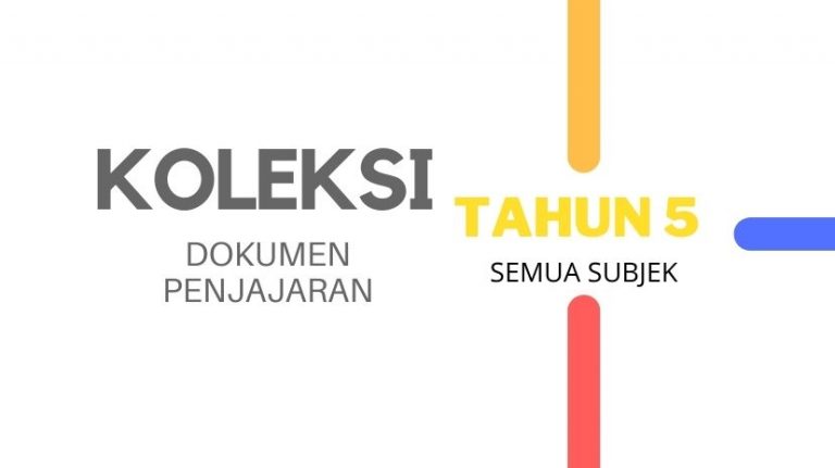 Koleksi Dokumen Penjajaran Kurikulum Tahun 5 Semua Subjek