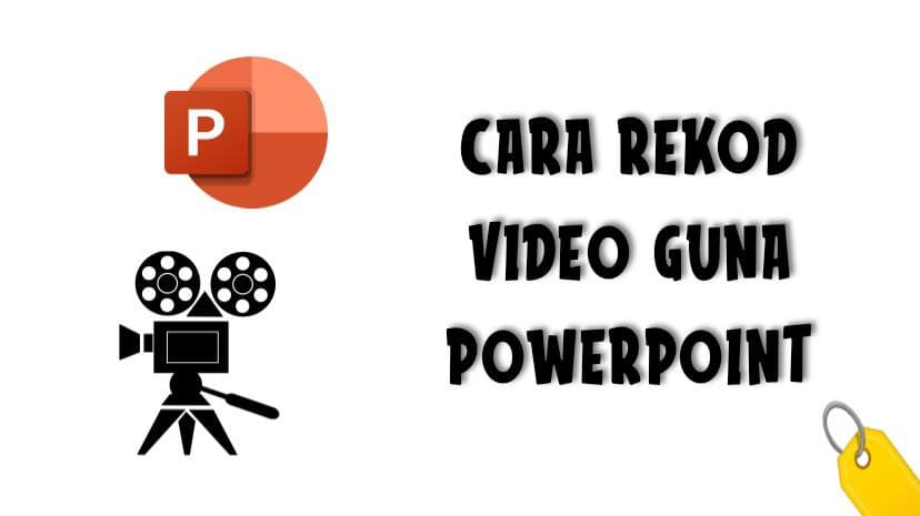 cara rekod video powerpoint