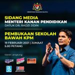 sidang media pembukaan sekolah