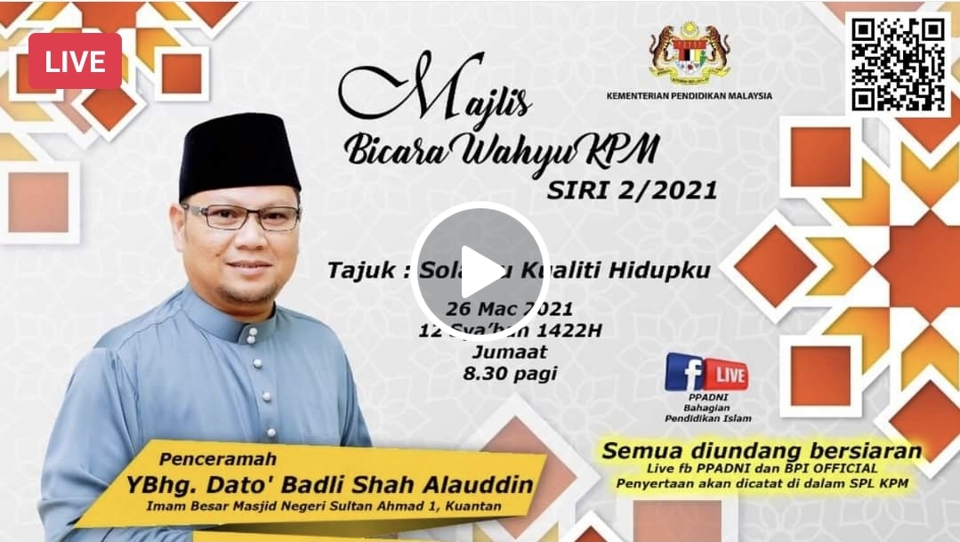 Live: Majlis Bicara Wahyu, boleh isi SPLKPM