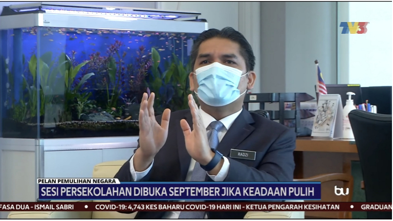 Sesi Persekolahan dibuka September Jika Keadaan Pulih