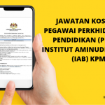 Jawatan kosong pensyarah iab