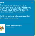 semakan keputusan temuduga spp