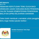 semakan temuduga spp