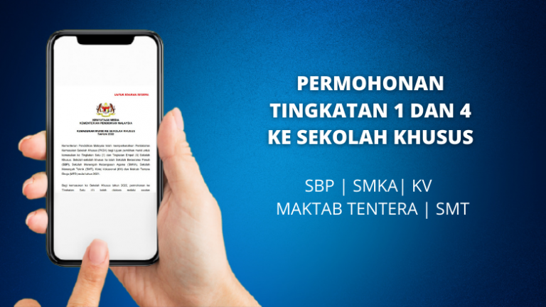 Permohonan Tingkatan 1 dan 4 ke Sekolah Khusus 2022