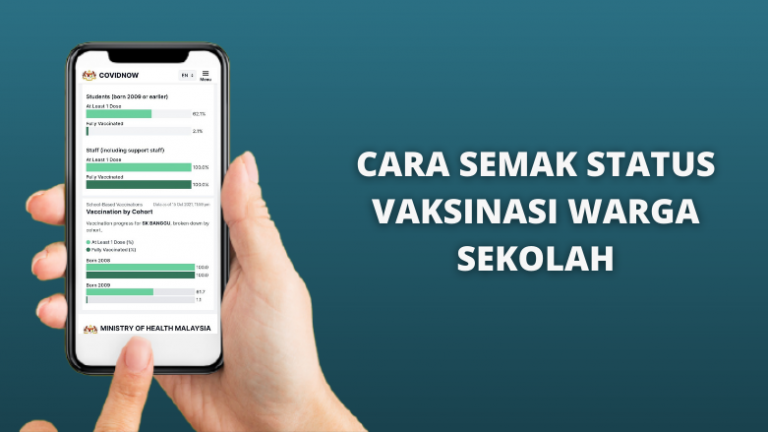 Cara Semak Status Vaksinasi Warga Sekolah