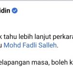 Radzi jidin jumpa fadhli Salleh