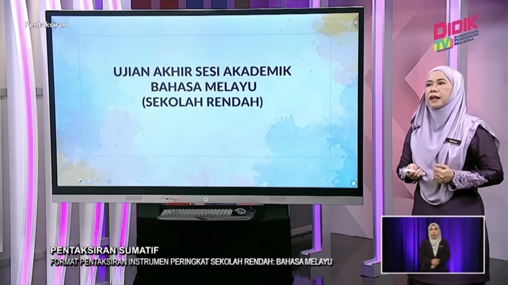 Format UASA Bahasa Melayu Sekolah Rendah