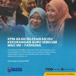 kekurangan guru selesai mac