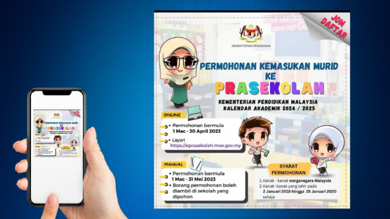Pendaftaran Kemasukan Ke Prasekolah