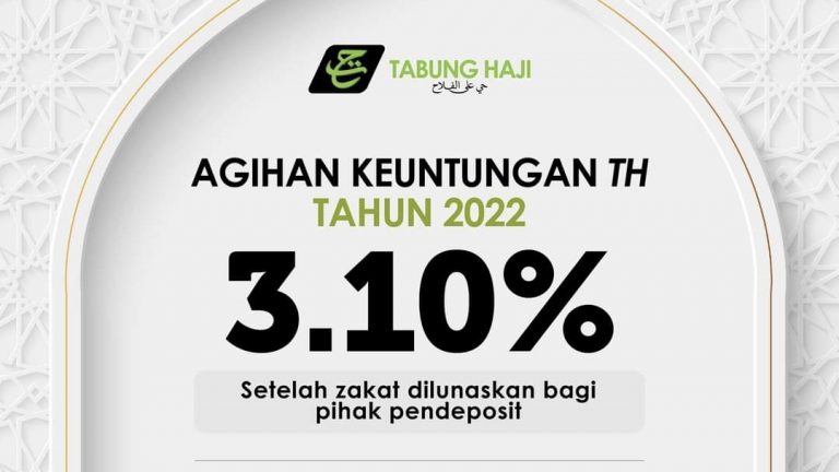 Tabung Haji Umum Dividen 3.1%