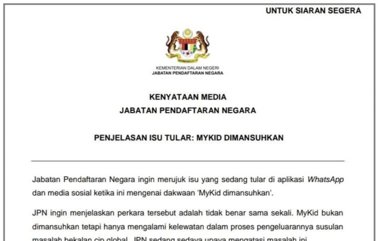 JPN Nafi Mykid Dimansuhkan
